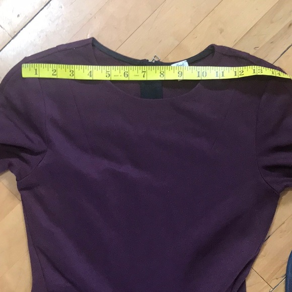 Wilfred Free Tartine Burgundy Fit And Flare Dress - Picture 14 of 16